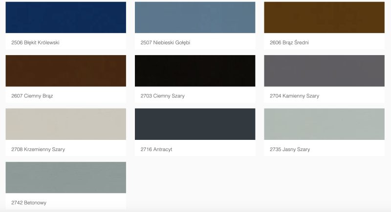 Osmo Olej Kryjący Zewnętrzny - Ochrona drewna KOLORY