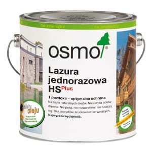 Osmo Lazura Jednorazowa HS PLUS - Olej lazurowy, matowy jedna warstwa KOLORY