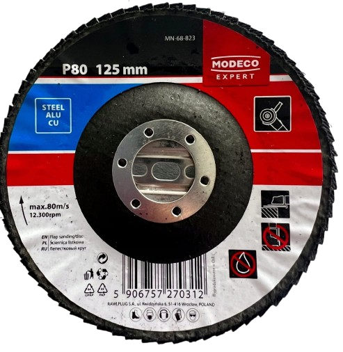 Ściernica listkowa talerzowa Modeco Expert 125mm GR.80.png