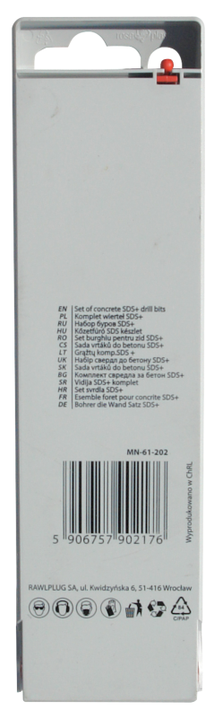 Zestaw 4 wierteł do betonu 5-10mm z uchwytem SDS plus MODECO EXPERT1.png