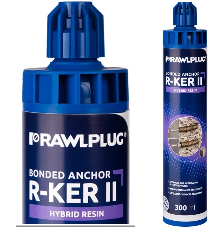 Kotwa chemiczna hybrydowa R-KER-II RawlPlug standard - kartusz plastikowy - 400ml