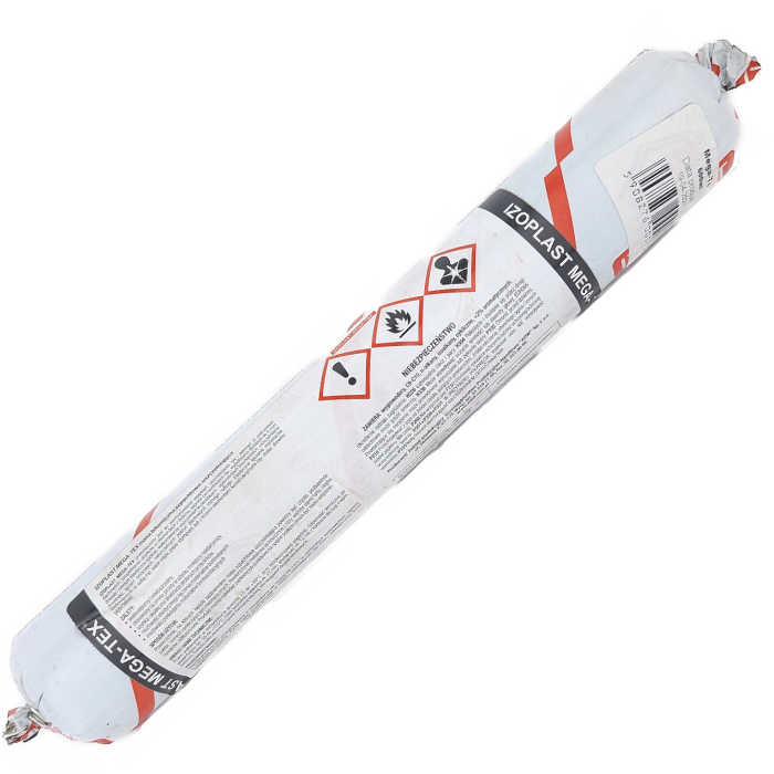 Izoplast MEGA-TEX Kiełbasa 600ml - Masa bitumiczna na dach na zimno