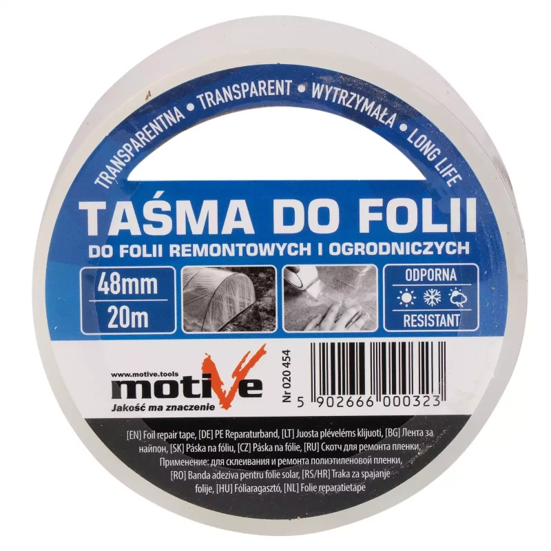 Taśma do klejenia folii UV WODOODPORNA Motive 48mm/20m