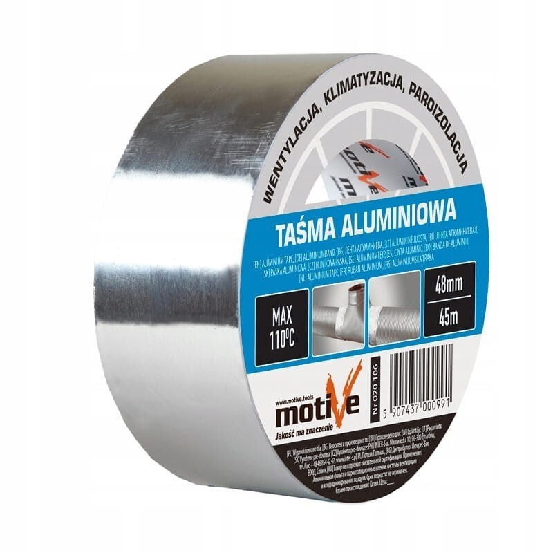 Taśma aluminiowa Motive 48mm/25m 110°