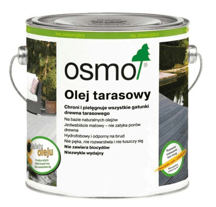Osmo Specjalny Olej Tarasowy - Wszelkie gatunki drewna 2,5L KOLORY