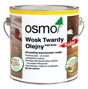 Osmo Wosk Twardy Olejny High Solid 750ml KOLORY