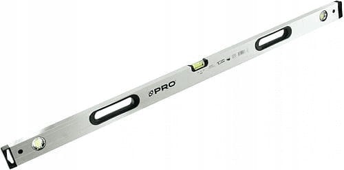 Profesjonalna poziomica anodowana libella PRO 60cm srebrna ze spadkiem 2% + GRATIS.jpeg