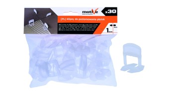 Zaciski/klipsy do poziomowania płytek Motive / BIHUI 100 szt.