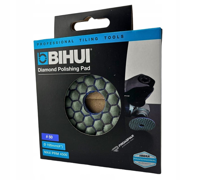 Krążek diamentowy do polerowania na sucho gradacja 100 BIHUI DPP410 - Skybud FarbyDoDrewna