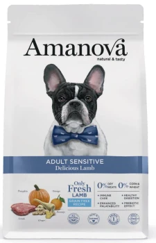 Amanova Adult Sensitive Delicious Lamb sucha karma dla psa jagnięcina 10 kg