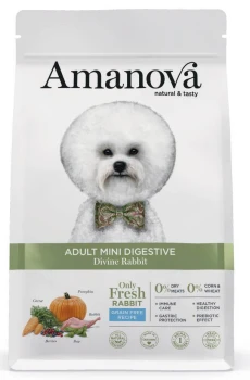 Amanova Adult Mini Digestive Divine Rabbit sucha karma dla psa królik 7 kg