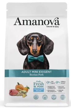 Amanova Mini Exigent Iberian Pork sucha karma dla psa wieprzowina 7 kg