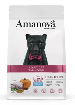 Amanova Adult Turkey Delight sucha karma dla kota indyk 4 kg