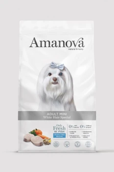 Amanova Adult Mini White Hair Special sucha karma dla psa 7 kg