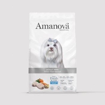 Amanova Adult Mini White Hair Special sucha karma dla psa 2 kg