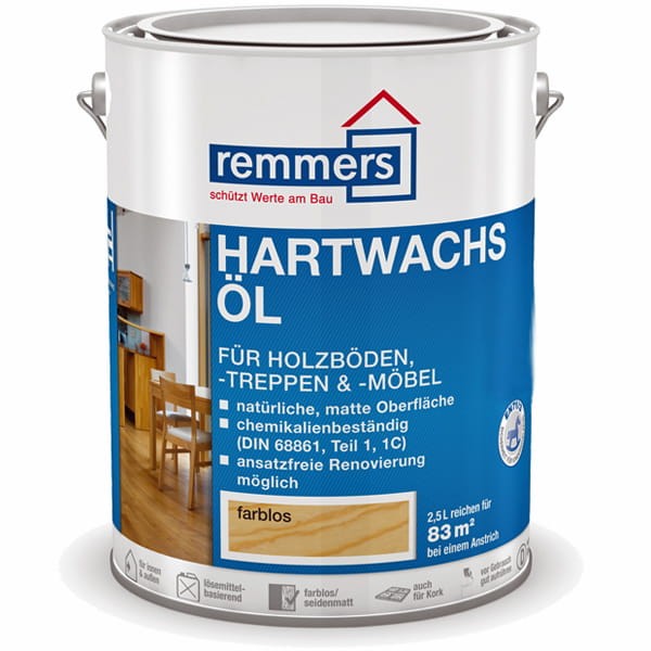 Remmers HARTWACHS-OL Olejowosk twardy do drewna 0,375L