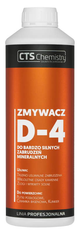 CTS Chemistry Zmywacz zabrudzeń mineralnych D-4 1L