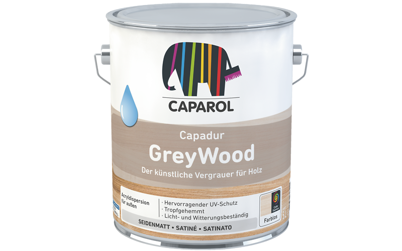 Caparol Capadur Greywood Lazura do drewna EFEKT POSTARZENIA