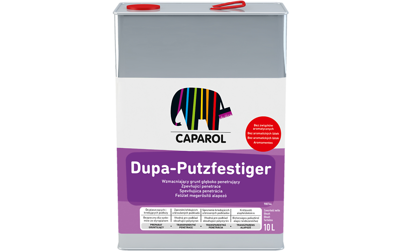 Caparol Dupa-Putzfestiger Silny, rozpuszczalnikowy grunt wzmacniający 10L