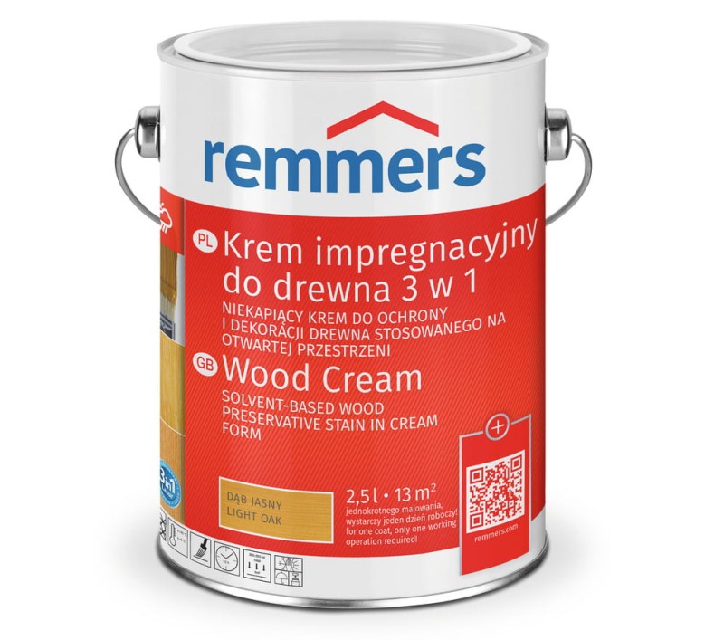 Krem impregnacyjny do drewna 3w1 Holzschutz-Creme 750ml
