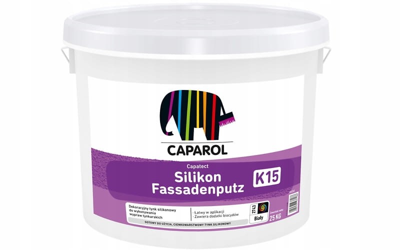 Caparol TYNK SILIKONOWY Capatect Fassadenputz K15 cienkowarstwowy BIAŁY 25kg