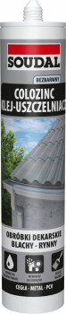 Soudal COLOZINC USZCZELNIACZ DEKARSKI mocny klej do blach BEZBARWNY 290ml