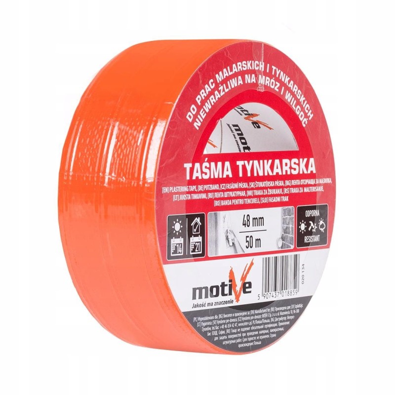 Motive TAŚMA TYNKARSKA elewacyjna MOCNA Odporna na mróz 48mm x 50m
