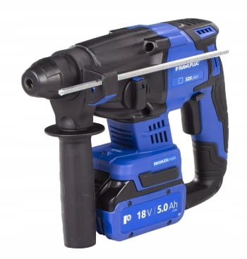 Zestaw 18V MŁOTOWIERTARKA 20mm RawlPlug 2,0J + 2x Akumulatory 5,0 Ah + Ładowarka 6,5A + Walizka