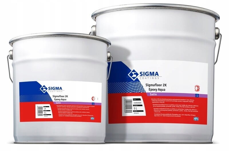 Sigmafloor 2K Epoxy Aqua Żywica epoksydowa 5L RAL