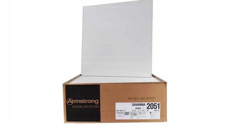 Płyta sufitowa Armstrong/Knauf Savanna Board 600x600x12 mm 5,76m2