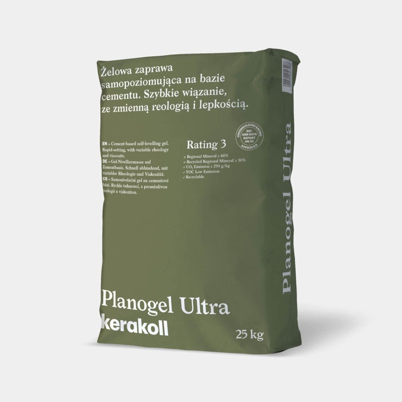 Kerakoll PLANOGEL ULTRA Wylewka zamopoziomująca 1-30mm Szybka, żelowa 25kg