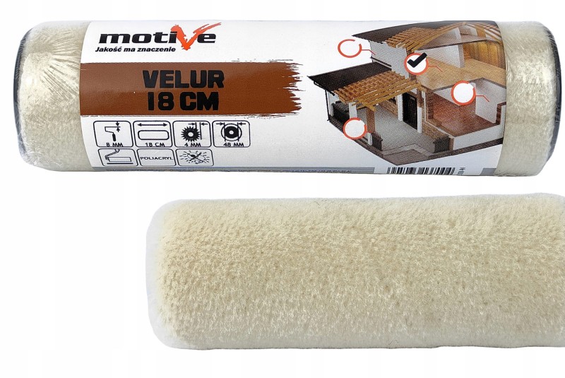 Wkład (zapas) do wałka welurowy Motive 18cm