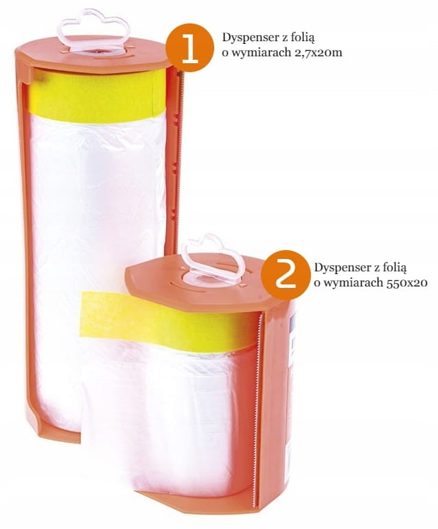 Folia malarska z dyspenserem Motive 20m x 0,55m x 9µm