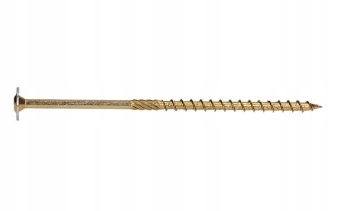 Wkręty żółte ocynk hartowany, łeb podkładkowy RawlPlug 8x80mm 50szt.