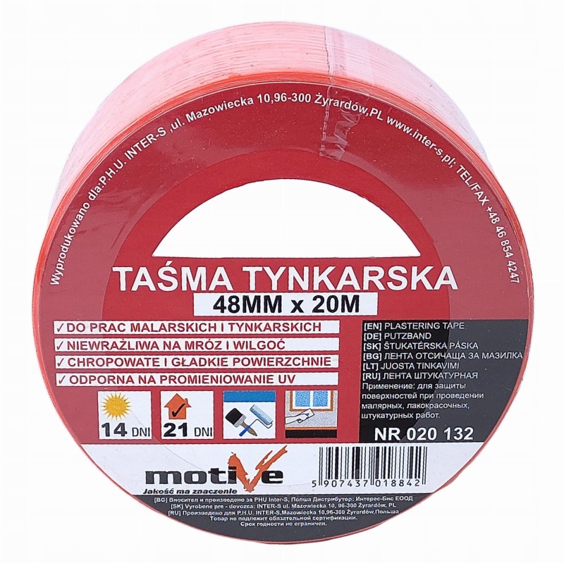 Profesjonalna Taśma Tynkarska Motive 48mm x 20m