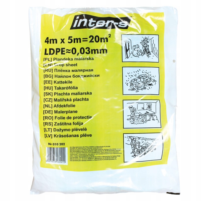 Folia malarska Motive 5m x 4m x 30µm