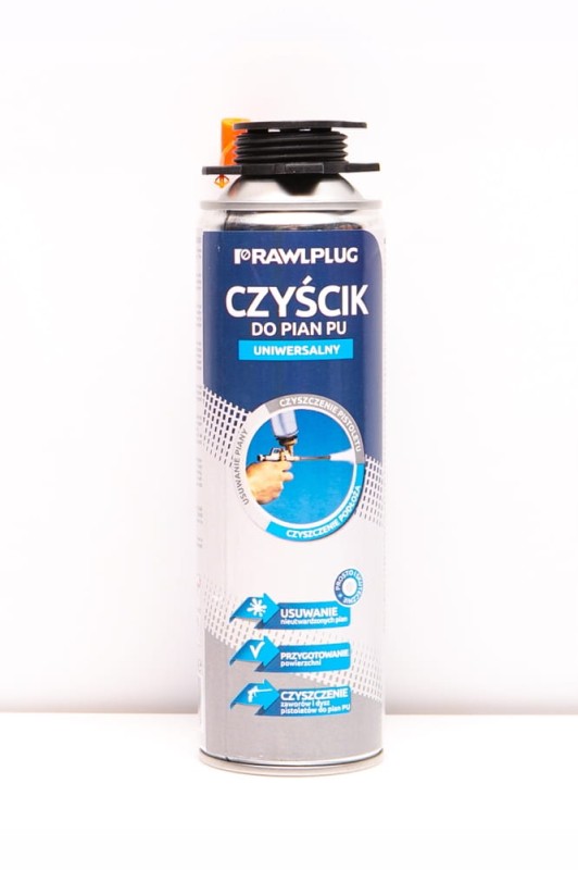 Czyścik do pian PU, Kleju Poliuretanowego, Pistoletów RawlPlug 500ml