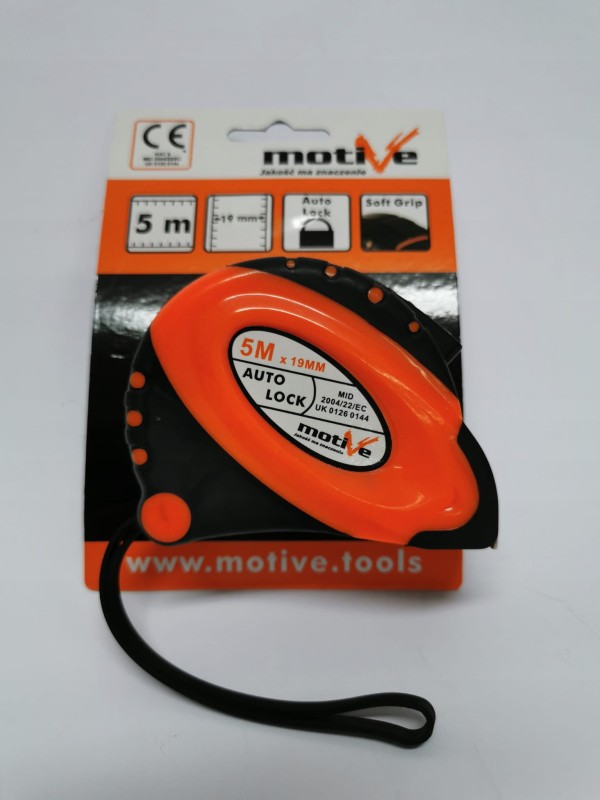 Miara zwijana Motive miarka Auto-Lock 5m
