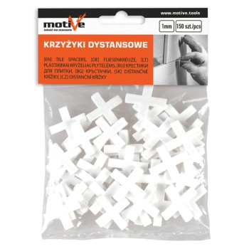 Krzyżyki dystansowe 2,5mm Motive/Inter-s 150szt.
