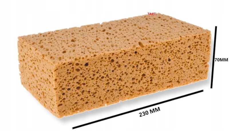 Gąbka syntetyczna do glazury 230x120x70mm Motive