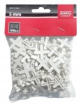 Krzyżyki dystansowe do glazury MODECO EXPERT 5mm 100 szt.