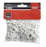 Krzyżyki dystansowe do glazury MODECO EXPERT 4mm 100szt.