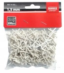 Krzyżyki dystansowe do glazury MODECO EXPERT 1,5mm 200 szt.