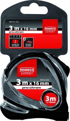 Profesjonalna miara zwijana 1 klasa MODECO EXPERT 3m