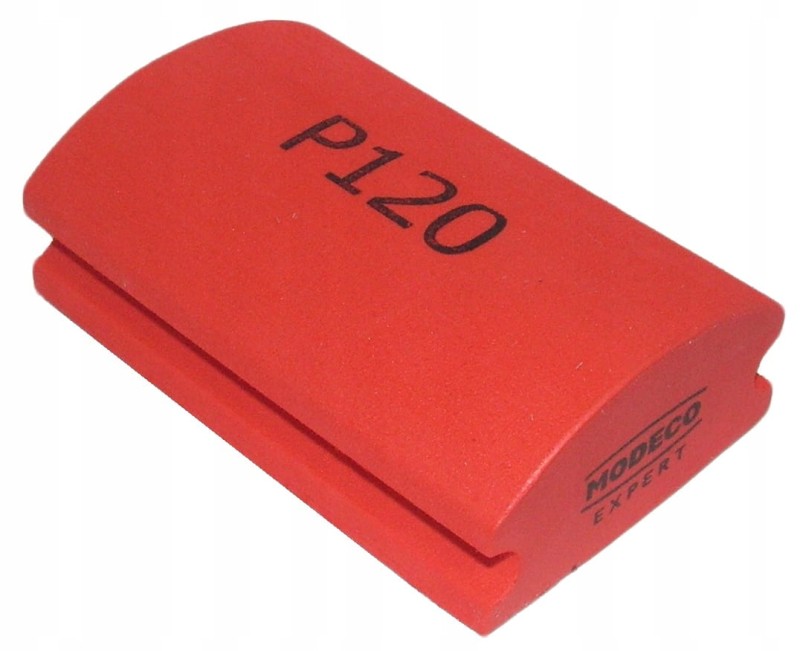 Gąbka, kostka diamentowa do płytek, gresu, granitu P120 MODECO EXPERT