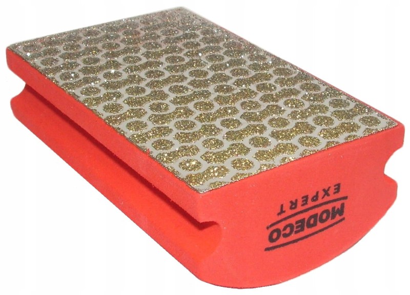 Gąbka, kostka diamentowa płytek gresu granitu P200 MODECO EXPERT