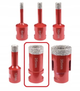 Otwornica diamentowa na szlifierkę M14 MODECO EXPERT 25mm