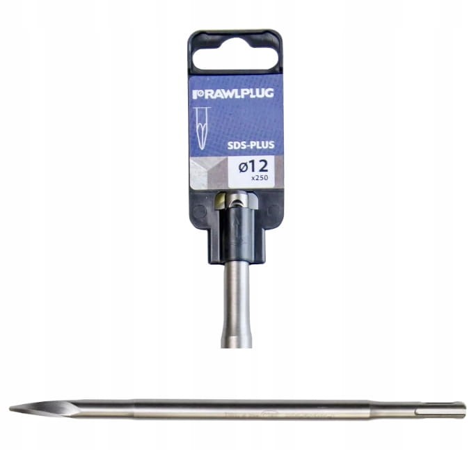 Dłuto szpicak SDS+ RawlPlug 12x250mm