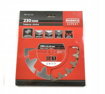 Ściernica diamentowa, segmentowa 230mm MODECO EXPERT