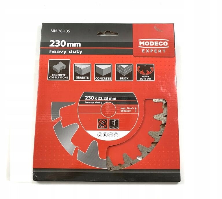 Ściernica diamentowa, segmentowa 230mm MODECO EXPERT